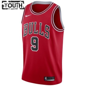 Dječji NBA Dres Chicago Bulls Nikola Vucevic 9 Nike 2022-23 Icon Edition Crvena Swingman
